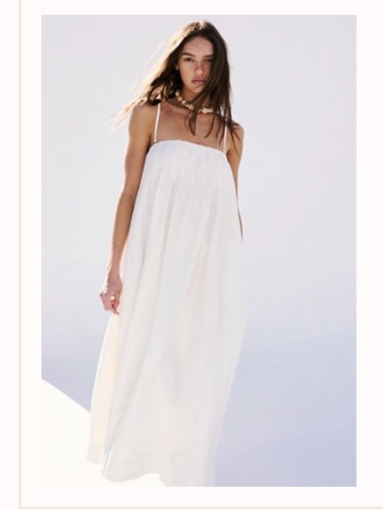 Free People Dresses & Skirts - Free People Ivory Strapless Maxi Dress